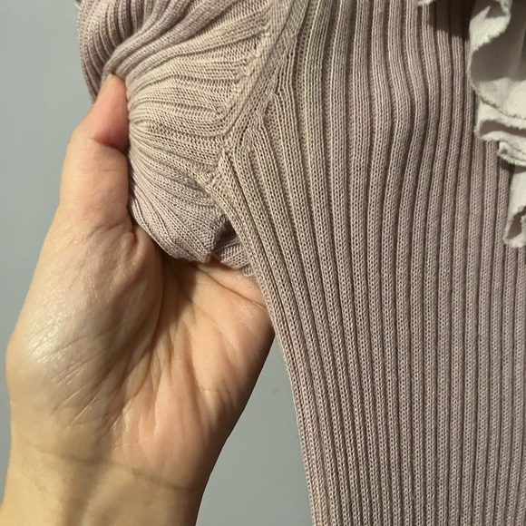 Marc Jacobs Ruffle Ribbed Top - Picture 5 of 8